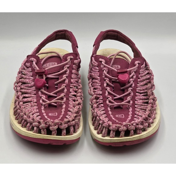 Keen Women's 9 Uneek Paracord Bungee Cord Rope Hiking Sandals Water Shoes Purple - Picture 3 of 12